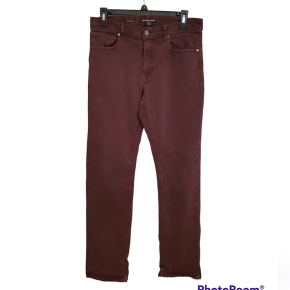 Michael Kors Other - Michael Kors Men Size 30/30 Burgundy Jeans